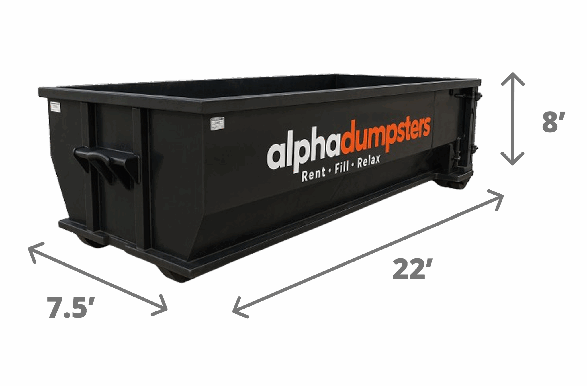 40 yard dumpster 6 New dumpster sizes 40 yard scaled